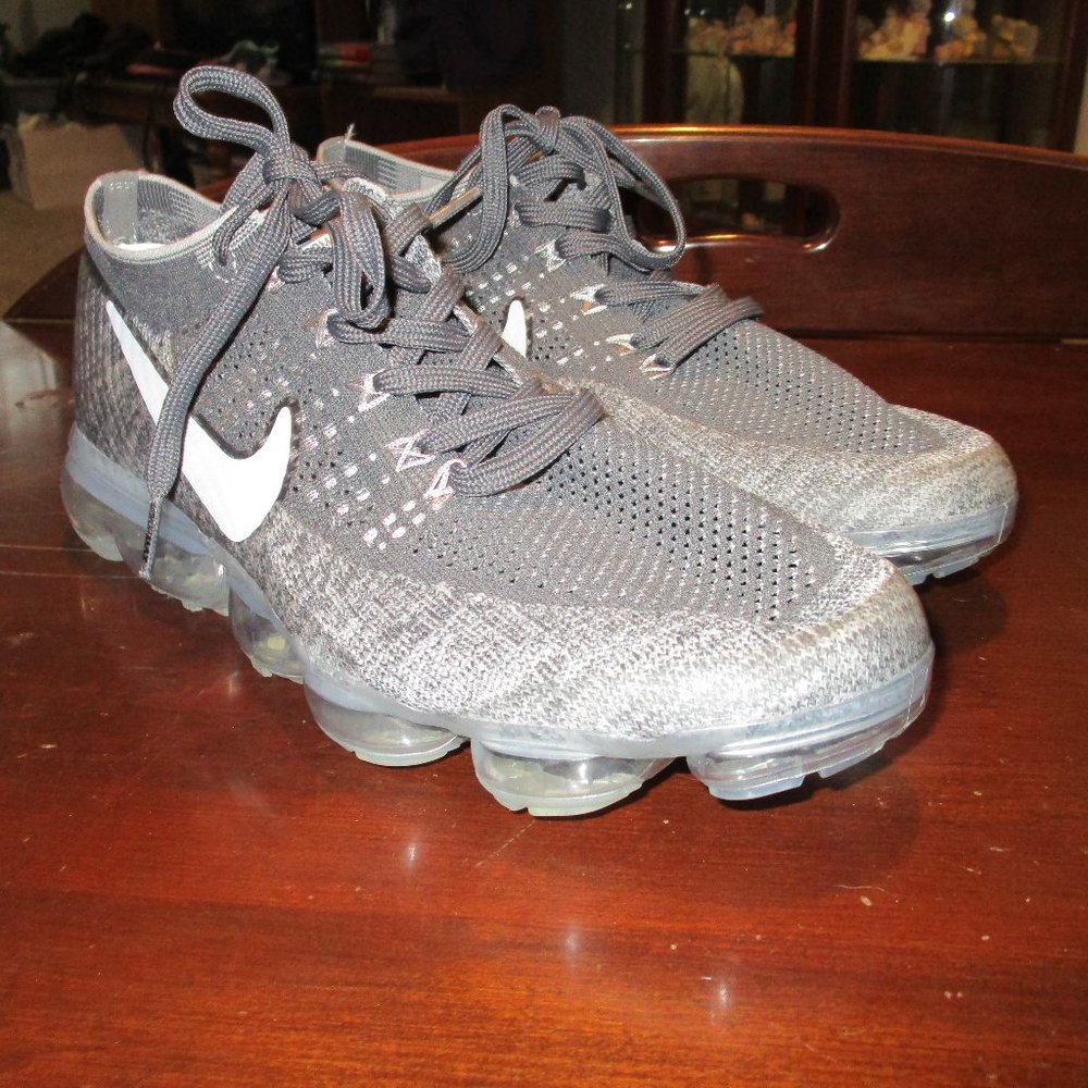 Nike Air VaporMax FlyKnit Asphalt Gray Size 11